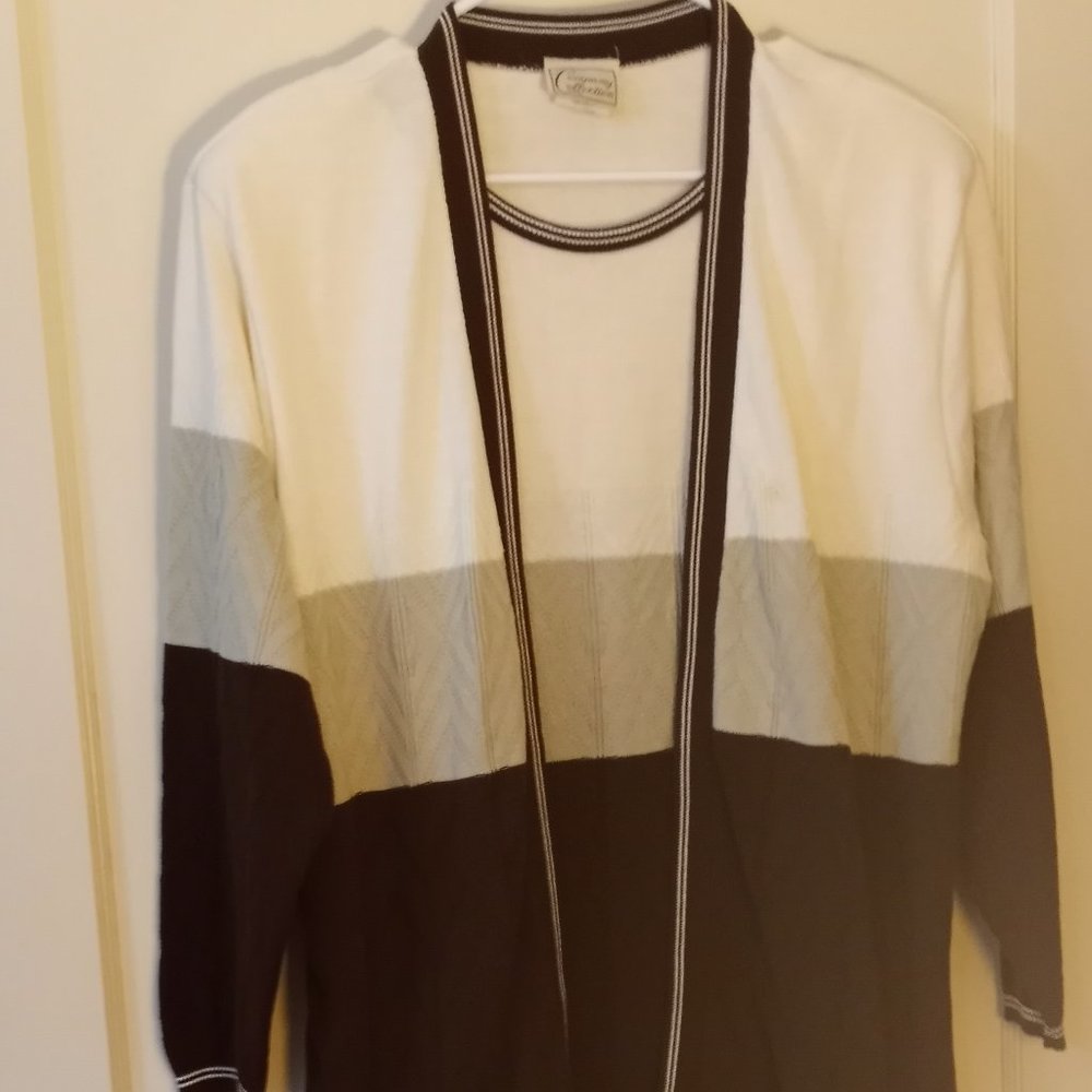Vintage Company Collection Sweater/Shirt Combo Size XL